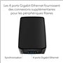 NETGEAR Satellite Orbi tri Bandes WiFi 6 (RBS860B) – Compatible avec Votre Base Orbi WiFi 6, Ajoutez Jusqu’à 230m2, pour des Vit