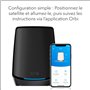 NETGEAR Satellite Orbi tri Bandes WiFi 6 (RBS860B) – Compatible avec Votre Base Orbi WiFi 6, Ajoutez Jusqu’à 230m2, pour des Vit