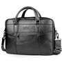 SPAHER Sacoche Ordinateur Homme Cuir Cartable Homme Cadeau Homme 15.6 Pouces Porte Document Homme Cuir Sac à Main Sac Bandoulièr