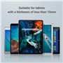 Ozkak Manette De Jeu pour iPad Contrôleur Tablette 4 Triggers Gamepad Joystick avec Support Rotatif pour PUBG Tablet Android iOS