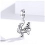 Charms pendentifs coq en argent sterling 925 pour bracelets Pandora