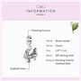 Charms pendentifs coq en argent sterling 925 pour bracelets Pandora
