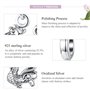 Charms pendentifs coq en argent sterling 925 pour bracelets Pandora