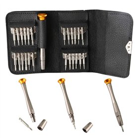 CESFONJER 25pcs Tournevis de Multi-usages Tournevis de Précision Set pour iPhone 7