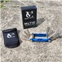 Outil multifonction VeloChampion de qualité supérieure - Outil d'entretien de vélo multifonction 13 en 1 - Portable fiable, conç