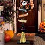 décorations de sorcière lumineuses pour Halloween - Panneau de jardin d'Halloween il