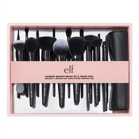 e.l.f. Ensemble de pinceaux de maquillage ultime et rouleau de voyage