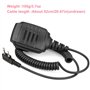 Retevis RS114 Talkie Walkie Haut-Parleur Microphone IP54 Étanche 2 Pin Compatible avec Talkies Walkies RT24 RT27 RT3S RT5R RT81 