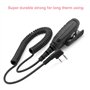 Retevis RS114 Talkie Walkie Haut-Parleur Microphone IP54 Étanche 2 Pin Compatible avec Talkies Walkies RT24 RT27 RT3S RT5R RT81 