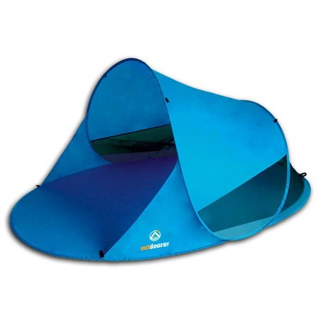Outdoorer - Tente de Plage Parasol Pop up Zack II Bleu