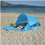 Outdoorer - Tente de Plage Parasol Pop up Zack II Bleu, UV 60