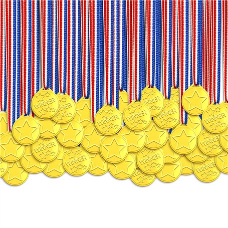 100 Pièces Médailles Enfants