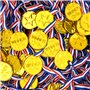 100 Pièces Médailles Enfants, Plastique Medaille Recompense pour récompenses l'école Le Sport ou Les Mini Jeux Olympique Sport D