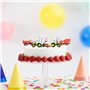 Ohaoduo Lot de 56 décorations pour cupcakes en forme de véhicule de chantier, pelleteuse, décoration de gâteau, voiture, thème c
