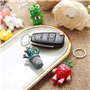 Ohaoduo Animaux Porte-clés, 20 pièces silicone Décoration Porte-clés Fête des Enfants Cadeau pour garçons Filles Bébé