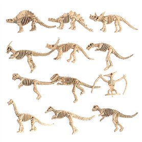 WANGCL 12 Pièces Squelette de Fossiles de Dinosaure d'Excavation