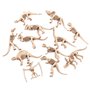 WANGCL 12 Pièces Squelette de Fossiles de Dinosaure d'Excavation, Jouets de Simulation de Dinosaure Squelette de Dinosaure d'Exc
