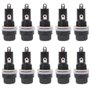 WANGCL 10 pièces 10A 250V porte-fusible montage sur panneau 5 x 20mm porte-fusible couvercle à vis pour équipement électrique et
