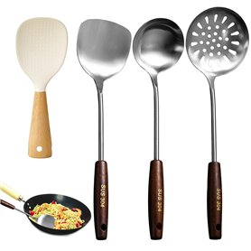 XRPRPX Ensemble de Spatules et Louches pour Wok