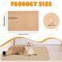 Tapis Sisal Naturel Beige Tapis à Gratter Horizontal Durable Tapis pour C
