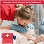Worldconnection Lot de 10 masques de respiration Rouge CPR