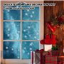 Lot de 900 confettis en forme de flocons de neige blancs et dorés - Décoration d'hiver et de Noël - Petite décoration de table -