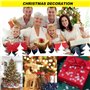 Lot de 900 confettis en forme de flocons de neige blancs et dorés - Décoration d'hiver et de Noël - Petite décoration de table -