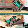 profondeur de coupe max 53mm(90°)/36mm(45°)