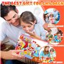 MQVXT 51 Pièces Pâte À Modeler pour Enfants Accessoire,Argile à Modeler DIY pour les EnfantsPate A Modeler pour Créer des Hambur