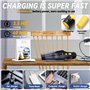 PQETBV Aspirateur Sans Fil a Main, Aspirateur à Main Puissant, Mini Aspirateur vec Filtre Lavable HEPA pour Canapé Maison Voitur