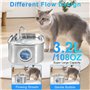 Fontaine à Eau pour Chat Ultra Silencieuse avec Lumièr