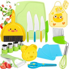 ROELLY Couteau Enfant de 22 Couteau Cuisine Enfant