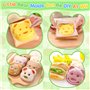 ROELLY Couteau Enfant de 22 Couteau Cuisine Enfant, Kit Cuisine Enfant pour Couper Les Fruits et Légumes, Livré Avec un Tablier 