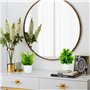 Purpledi 6 Pièces Mini Plantes Artificielles Verdure Plastique Faux Plantes avec Pot, Fausse Plante Interieur, Plante Artificiel