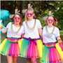 Purpledi 21PCS Déguisement Année 80 Accessoire Femme, 80s Disco Costume Vetement Fête, Jambières, Tutu Fluo, Sac Banane Néon