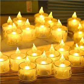 Amzeeniu Lot de 35 Bougies LED Chauffe Sans Flamme