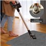 EUZLABBY 140×90cm Tapis Chaise de Bureau,Gris Clair Tapis de Sol Bureau Tissu,épaisseur 5.5 mm,antidérapant,Tapis de sous-Chaise