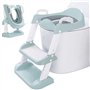 MUOIVG Réducteur Toilette Enfant avec Escalier