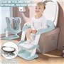 Siège de Toilette avec PU Coussin Moelleux