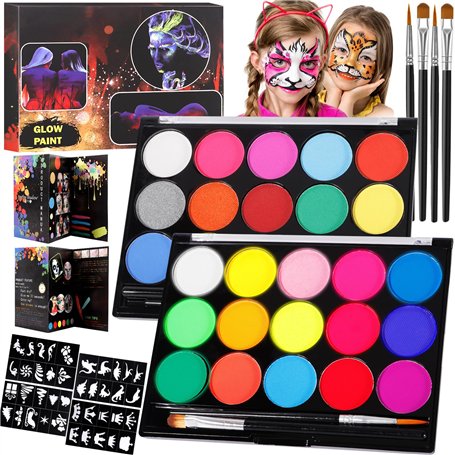 MOYKSRR Peinture Corporelle pour Le Visage