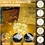 15 Pack 20 LEDs 2M Guirlande en Cuivre