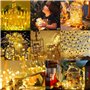 MOYKSRR Guirlande Lumineuse, 15 Pack 20 LEDs 2M Guirlande en Cuivre, Guirlandes Lumineuses à Piles, Blanc Chaud Ambiance Lumière