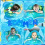ZZXLOPEZ Flotteur de Piscine pour Bébé, Bouee Bebe avec Pare Soleil, Bouée Enfant Piscine Bouee, Bouée Gonflable pour Enfants An