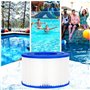 ZQEJEFD Lot de 6 Filtres de Type VI pour Spa, Filtre VI Cartouche pour Bestway Lay-Z-Spa, Filtre Piscine Filtre de Spa et de Bai