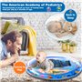 BGIUSQF Tapis Eau Bebe Eveil, 63 x 63 cm Aquarium Bebe, Tapis Eau Gonflé Enfant PVC Imperméable, Motif de Dauphin Tapis Sensorie