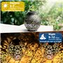 BGIUSQF Lanterne Solaire Exterieur 2 Pièces Lanterne Solaire Exterieur Jardin LED Decorative Lampe Solaire Exterieur Suspendre/ 