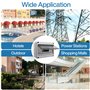 Frasheng Coffret Electrique Etanche Exterieur IP65, 12 Modules avec Terminaux et Rails Intégrés Boîte à Fusibles Distributeur en