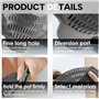 LURNODY Passoire Clipsable Universelle en Silicone, Passoire Snap, Passoire de Cuisine en Silicone, Nettoyage Rapide pour égoutt