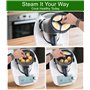 Cuiseur à Œufs et Moule à Œufs Pochés, Accessoire compatible pour Thermomix TM6, TM7, TM31, Sans BPA, Pour 4 Oeufs Pochés & 6 Œu
