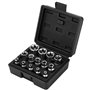 Bixury Douille Torx Profilés E E-Torx en forme D'étoile Lot de 14 Douilles Torx Femelles 1/4" 3/8" 1/2" E4 E5 E6 E7 E8 E10 E11 E
